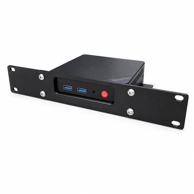 10 Inch 1U Rack Mount Geschikt voor Beelink Mini S12 – Mini PC Serverkast Houder – Zwart