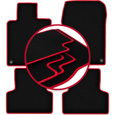 CARLUX-RED automatten voor: Honda Accord VIII sedan, stationwagen, tourer (2008-2015)