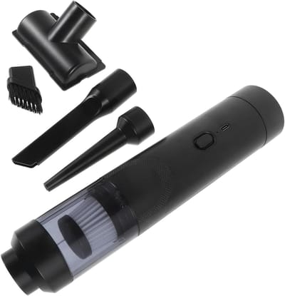 Draagbare Handstofzuiger - Kruimeldief Auto - Snel Schoonmaken - Snellaadtechnologie - 27 cm Lengte - Zwart