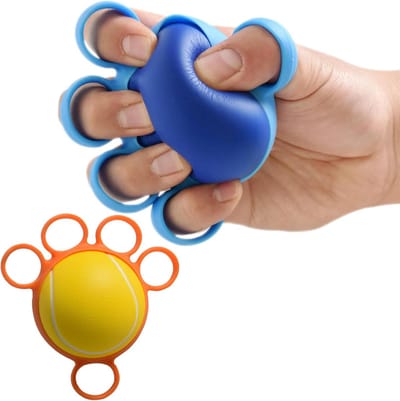 2 stuks hand- en vingerkogel van 7 cm, geschikt voor 10lb / 25lb, voor handen en vingers, geschikt voor grip en spiertraining