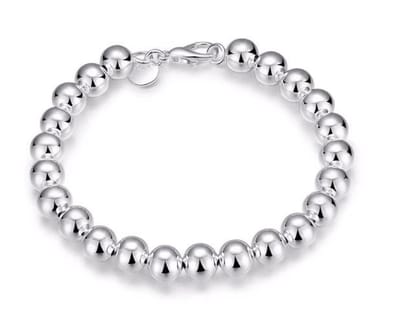 N3 Collecties Elegante 925 Sterling Zilveren Kralenarmband Voor Vrouwen En Meisjes