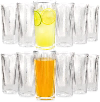 Drinkglazen 320 ml 12 stuks - Waterglazen - Glazen - Limonadeglazen