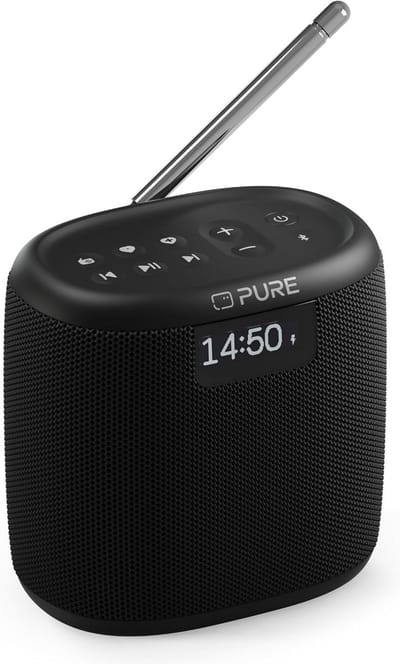 Mini Bluetooth Outdoor Luidspreker met DAB+/FM Radio - Waterdicht en Draagbaar (IP67) voor Tuin en Camping