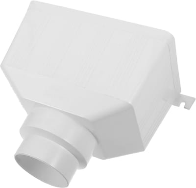 Universele Regenafvoer Aansluiting - Hoogwaardig PVC - Voor Ronde Afvoerpijpen 75mm/100mm