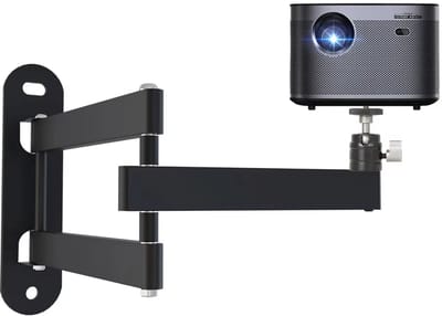 Universele Projector Muurbeugel - Verstelbare Wandhouder voor Beamer - 16-38 cm - 4,5 kg - Zwart