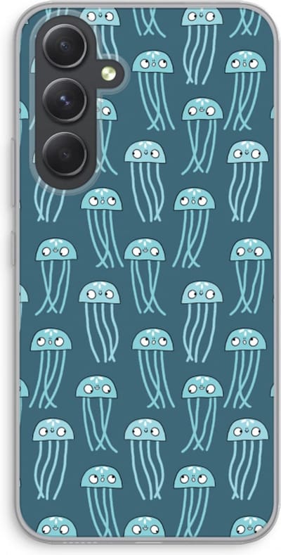 Case Company® - Hoesje geschikt voor Samsung Galaxy A54 hoesje - Kwallie - Soft Cover Telefoonhoesje - Bescherming aan alle Kanten en Schermrand