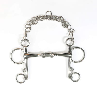 Horze Pelham RvS - dubbelgebroken - 11,5cm