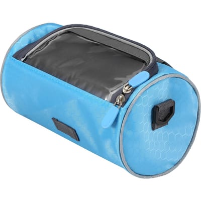 Sac Étanche de Guidon de Vélo Sac Avant de Vélo Support de Téléphone à Écran Tactile Sac Pack Sac Bandoulière Sac de Rangement pour Vélo VTT bleu