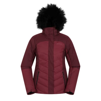 Mountain Warehouse Dames/Dames Pyrenees II gewatteerde ski-jas (Bes)