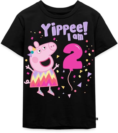 Peppa Pig's 2e Verjaardag Outfit Cadeau Premium T Shirt Kinderen