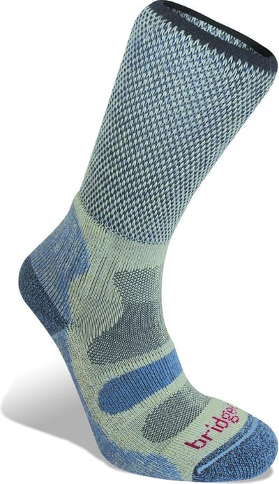 Bridgedale Dames Wandelsokken Coolmax Lightweight Smoke Blue