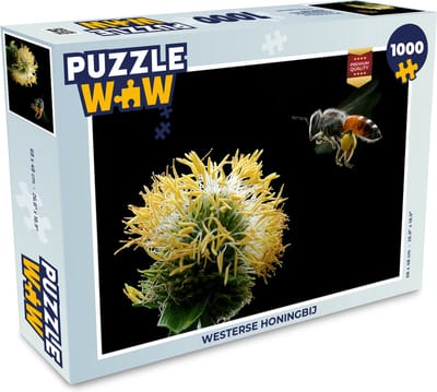 Puzzel Westerse honingbij - Legpuzzel - Puzzel 1000 stukjes volwassenen