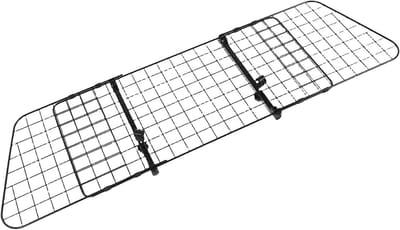 Honden Autobarrière - Verstelbare Hek - Veilig Reizen - Stevige Metalen Constructie - 90-145 Cm - Zwart