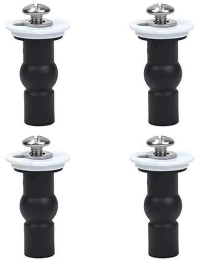 Universele Toiletbril Fittingen - 4 Stuks Scharnieren en Schroeven
