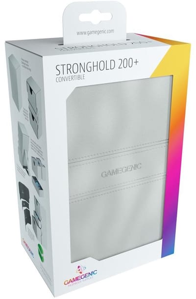Gamegenic Stronghold 200+ Convertible White Deckbox
