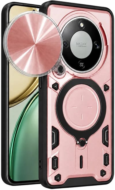Hoesje geschikt voor HONOR Magic8 Lite - Techsuit CamGuard Pro Back Cover - Roségoud