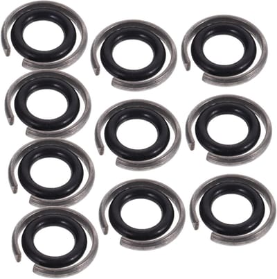 jojofuny 30 Sets wrench ring o-ring belt wrench clip impact friction ring lock ring impact wrench socket wrench lawn mower torque hole washer drive socket lock washer locking ring clips iron
