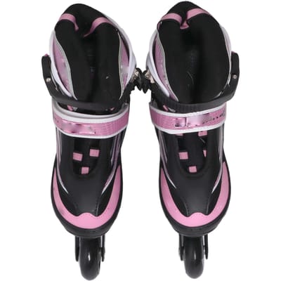 Rolschaatsen Roze M Rollerblades Verstelbaar PU Mesh Stabiele Glijdende Rolschaatsen voor Meisje Jongen Tiener