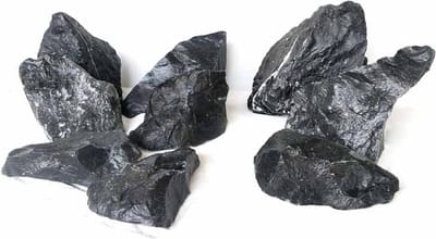 Wabi Kusa Dark Night Rock aquariumsteen 5-12 cm | 1 kg | hardscape voor aquascaping