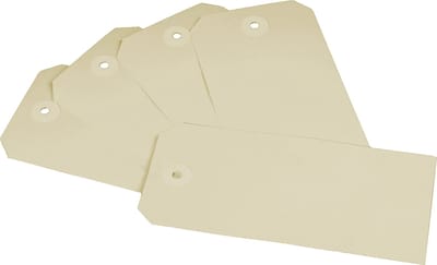 Raadhuis labels - 55x110mm - chamois - 1000 stuks - papieren labels - papier etiket