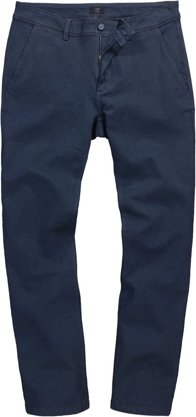 JP 1880 - Heren - Chinobroek FLEXNAMIC® wollen look Regular Fit - Navy blauw - Maat 31