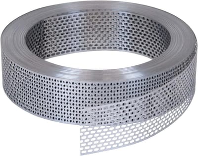 Dakrandrooster - Ventilatiestrook Gevel - Dakventilatie Optimaliseren - Bescherming Tegen Kleine Dieren - 60m x 80mm - Zilver