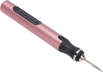 Generic Elektrische Graveerpen met 3 Snelheden, Oplaadbaar Polijstgereedschap voor Metaal, Hout met 20 Slijpbits, Draadloze Graveerset voor Ambachtslieden, Beginners