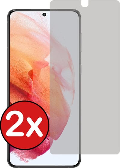 Screenprotector - 2 Stuks - Geschikt voor Samsung Galaxy S21 - Privacy Filter - Beschermglas - Gehard Glas - Tempered Glass - Screen Protector