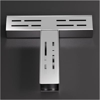 Roestvrijstalen Afvoer - Vloergoot Kanaal - Water Snel Afvoeren - Verdikte Stabiliteit - 24 x 11.5 x 5 cm - Zilver