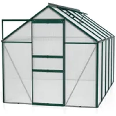 Vitavia Tuinkas Kit Comet 6200 - Polycarbonaat - 4mm - 6,26m² - 321x195x197cm - Smaragd