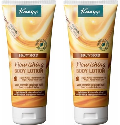 2 x Kneipp - Body lotion - Beauty Secret - Voor normale tot droge huid - 200 ml - Bodylotion - Voedende Bodylotion - Droge Huid - Normale Huid - Natuurlijke Oliën