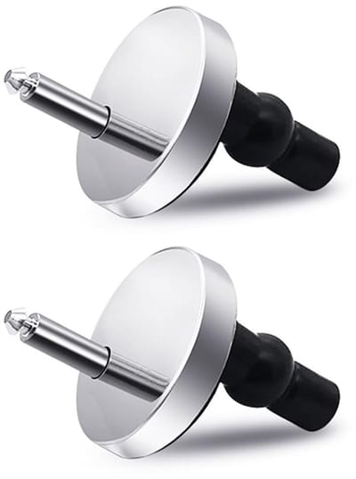 Dailygoods- WC Brilbevestigingen 2 Stuks - Universele WC Brilschroeven - Scharnier-Snelbevestiging - Toiletbril Vervangingsset - Stevige Pasvorm - Toiletbril Bumper