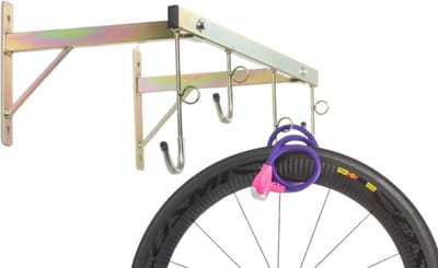 Wandfietsenrek voor binnen en buiten - demonteerbare stalen fietsenhouder voor maximaal 4 fietsen