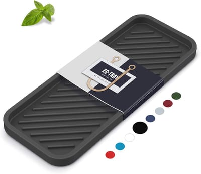 Siliconen Sponshouder en Gootsteen Organizer voor Keuken en Badkamer - Zeepdispenser en Spons Caddy
