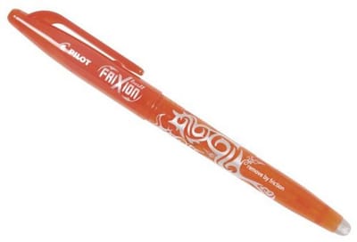 Frixion Ball Rollerpen 0,7 mm - Oranje, Uitwisbare Pen voor Kleurrijk Schrijven