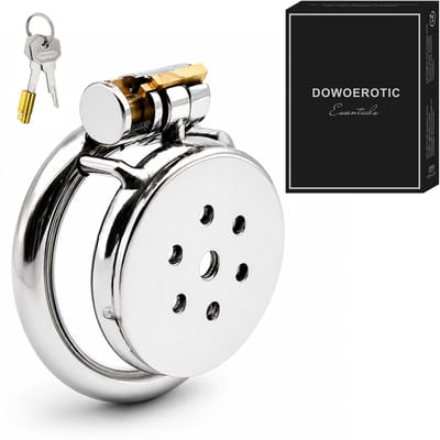 DOWO® - Mini Locker - Kuisheidskooi- Chastity cage - Peniskooi - Staal - 45 mm