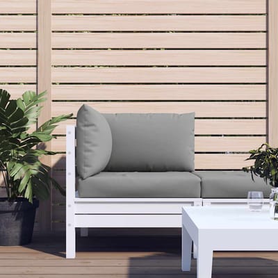 vidaXL - Palletkussens - 3 - st - oxford - stof - grijs