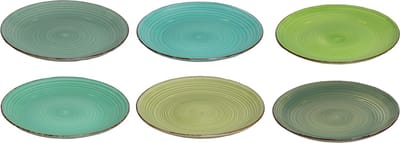 Studio Tavola Dinerborden Summer Green ø 26.5 cm - 6 stuks