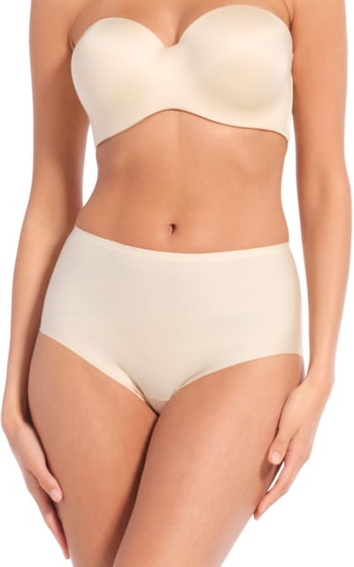 MAGIC Bodyfashion Dream Invisibles Panty 4-pack Dames Panty - Black/Latte - XL