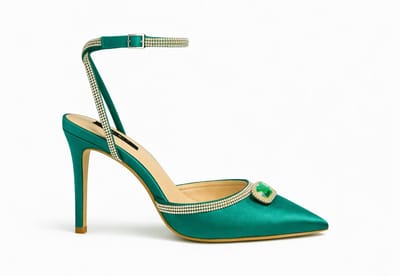 Zerba - Dames Pumps - Maat 36 - Groen - Perella