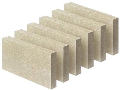 Hittebestendige Vuurstenen voor Houtkachels - 6 Stuks (9 inch x 4-1/2 inch x 3/4 inch)
