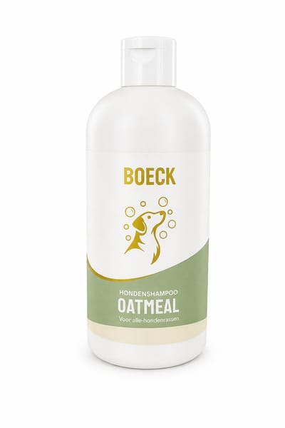 Hondenshampoo Oatmeal – Shampoo voor hond - Hypoallergeen – Voor Gevoelige Huid – 500 ml – Havermout & Aloë Vera - BOECK