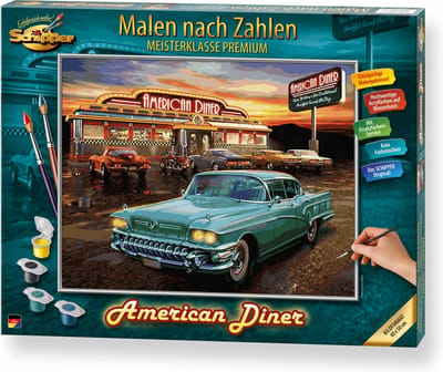 Malen nach Zahlen - American Diner