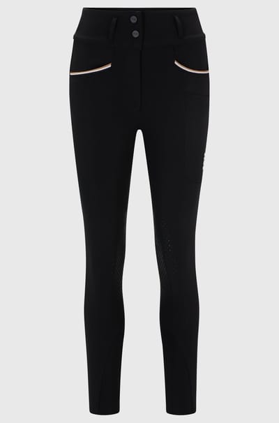 Boss Equestrian Rijbroek Dames Hoge Taille Knie Grip Hannah Core XXS Zwart