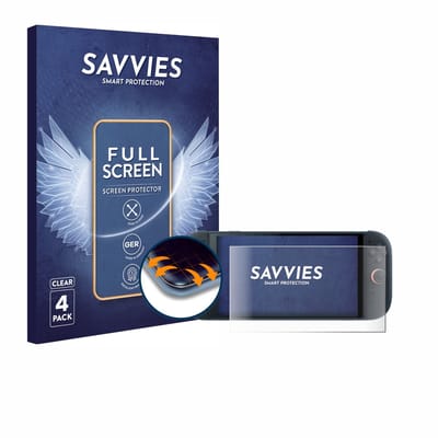 Savvies - Screenprotector voor Nintendo Switch 2 - Folie Beschermfolie transparant volledig dekking 4 Stuks