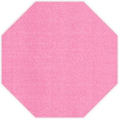 8-hoek vilt onderzetter - Roze - 6 stuks - ø 95 mm - 8-hoek - Glas onderzetter - Cadeau - Woondecoratie - Woonkamer - Tafelbescherming - Onderzetters Voor Glazen - Keukenbenodigdheden - Woonaccessoires - Tafelaccessoires