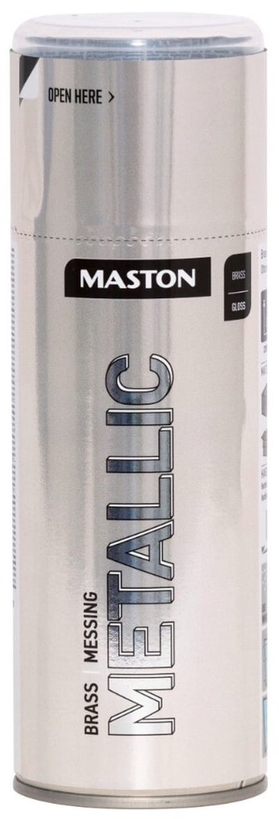 Maston Metallic - messing - spuitverf - 400 ml - spuitbus verf