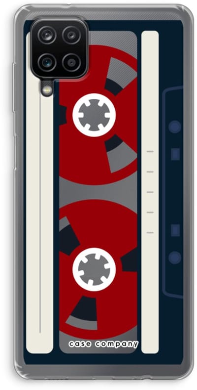 Case Company® - Hoesje geschikt voor Samsung Galaxy A12 hoesje - Here's your tape - Soft Cover Telefoonhoesje - Bescherming aan alle Kanten en Schermrand