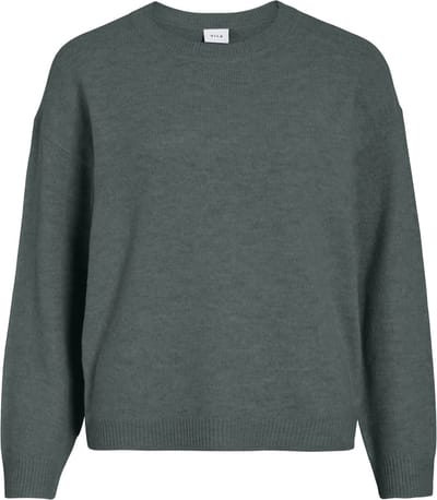 VILA - VILIGA L/S O-NECK KNIT TOP - NOOS - Dames - Gebreide truien