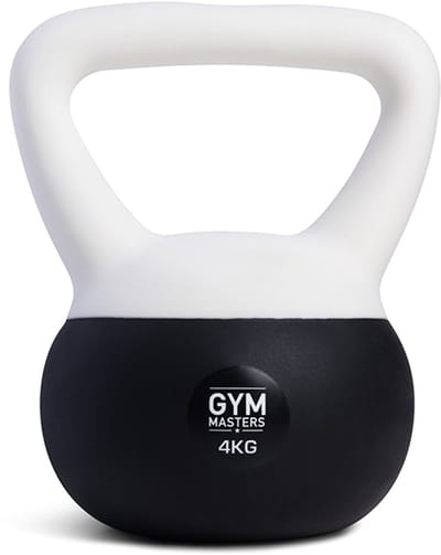 Gym Masters - Zachte kettlebell 4 kg - zacht - Premium - kettle - kettlebell - weights - kettlebell set - gewichten 4 kg - kettlebells set - fitness gewichten kettlebell